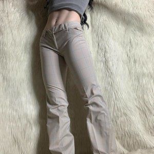 Amazing 90s / Y2K low waisted plaid flares by STAR CITY